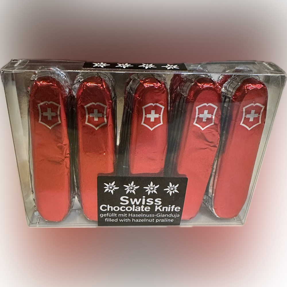 2013 VICTORINOX SWISS ARMY MILK CHOCOLATE KNIFE KNIVES SET 5 COLLECTIBLE EUROPE